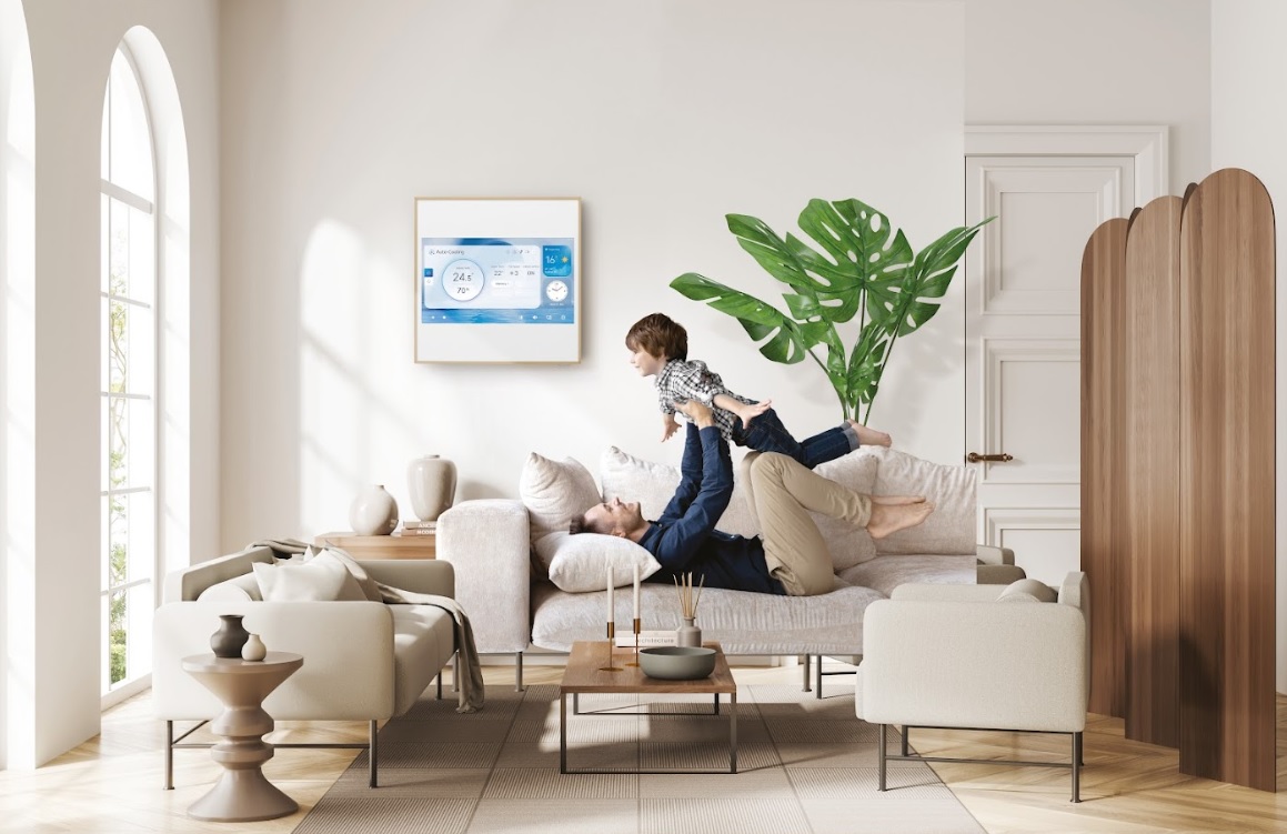 interiér s klimatizací