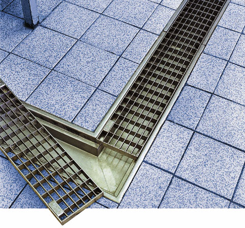 Nerezové odvodňovací žlaby