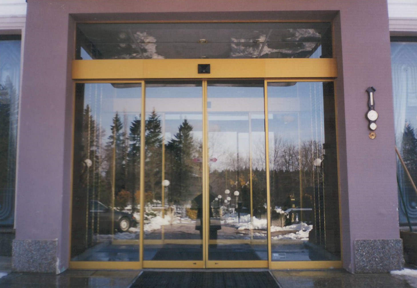 automatické dveře - dvoukřídlé