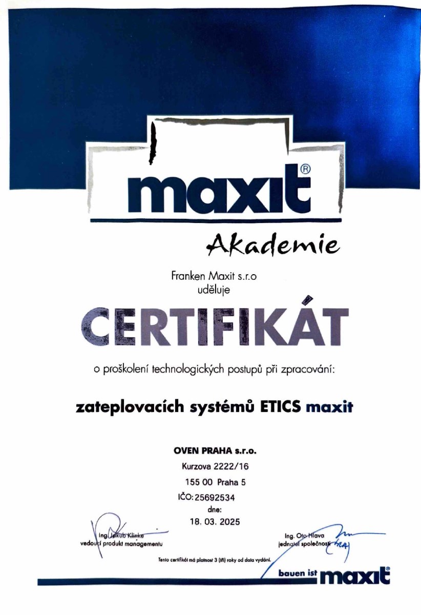 certifikát