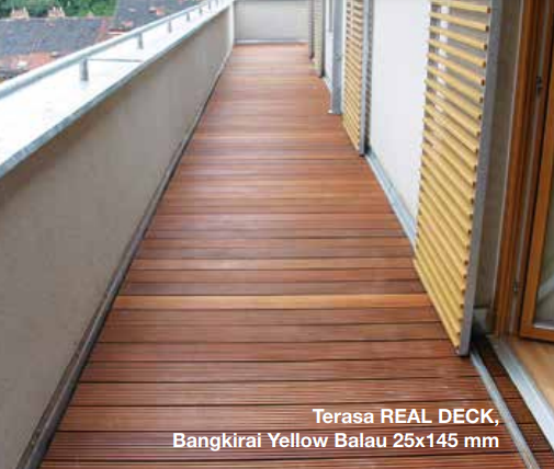 dřevěná terasa bangkirai