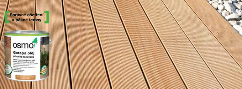 dřevěná terasa Garapa