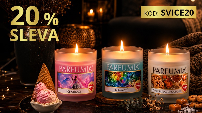 SLEVA 20 % NA SÓJOVÉ SVÍCE