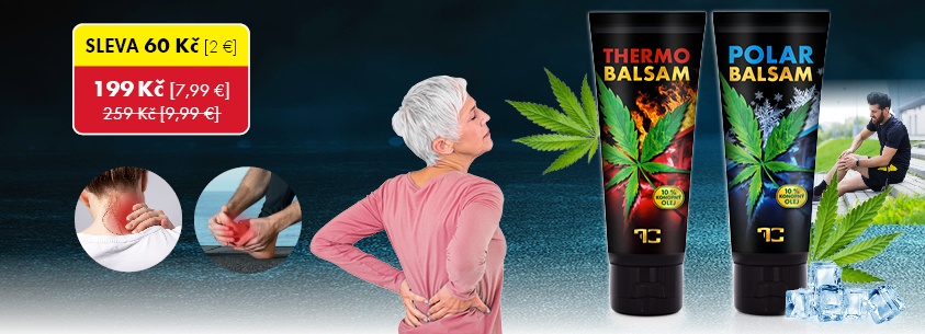 AKCE NA KONOPNÉ BALZÁMY