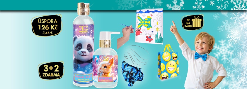 DÁRKOVÁ SADA PRO DĚTI 3+2 ZDARMA