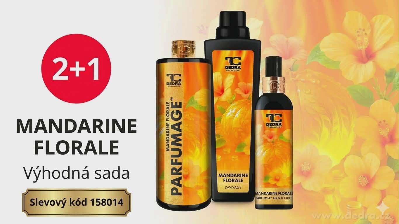 SADA MANDARINE FLORALE 2+1