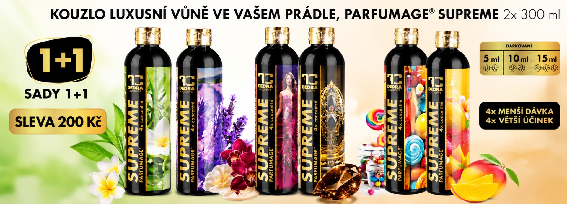 SADY PARFÉMŮ NA PRANÍ