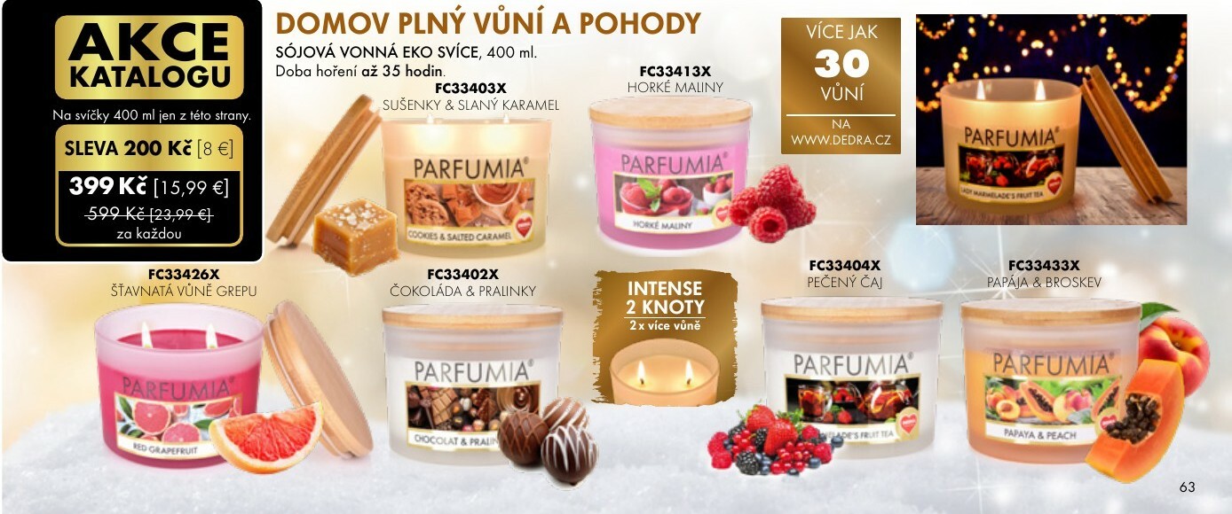AKCE NA DVOUKNOTOVÉ SÓJOVÉ SVÍCE