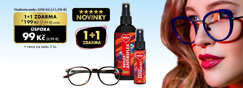 ČISTIČ BRÝLÍ 1+1 ZDARMA