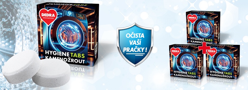 ČISTIČ PRAČKY 2+1 ZDARMA