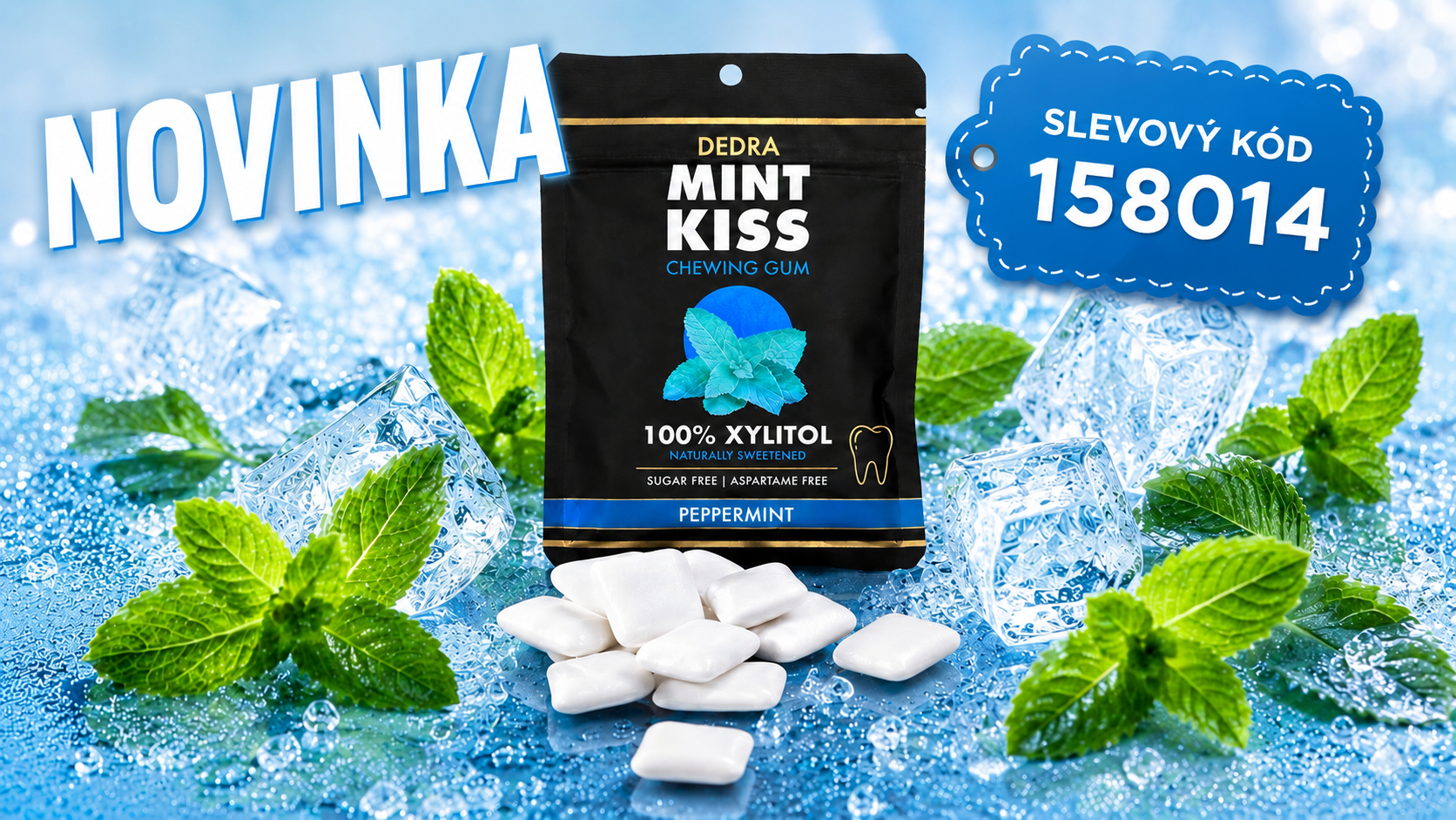 NOVINKA - ŽVÝKAČKY MINT KISS