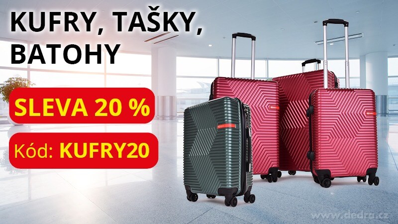 SLEVA 20 % NA KUFRY