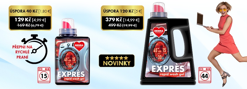 AKCE NA PRACÍ GELY EXPRES