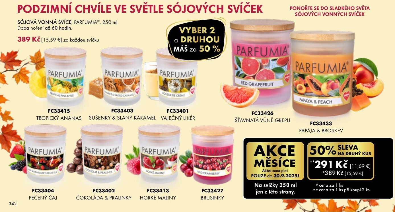 AKCE NA SÓJOVÉ SVÍČKY