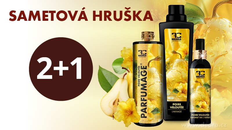 SAMETOVÁ HRUŠKA 2+1