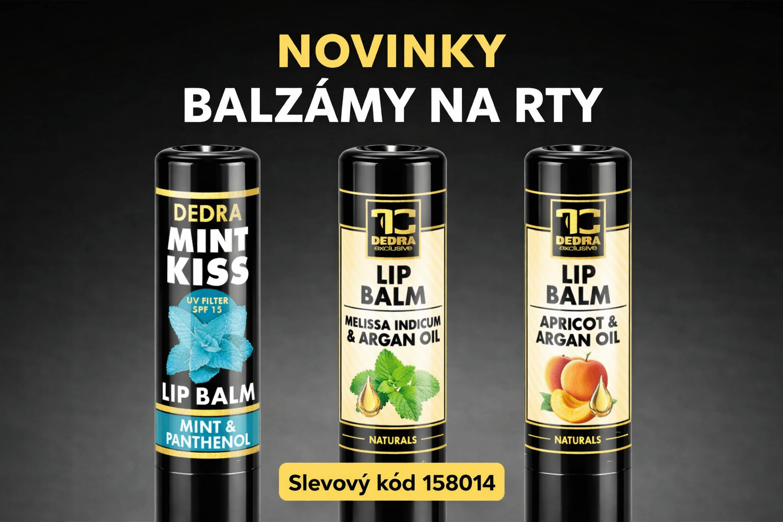 dedra balzámy na rty