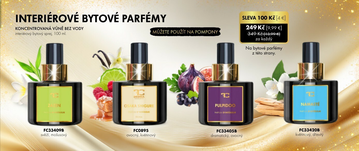 AKCE NA BYTOVÉ PARFÉMY