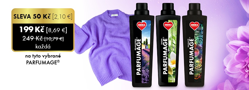 AKCE NA PARFÉMY NA PRANÍ