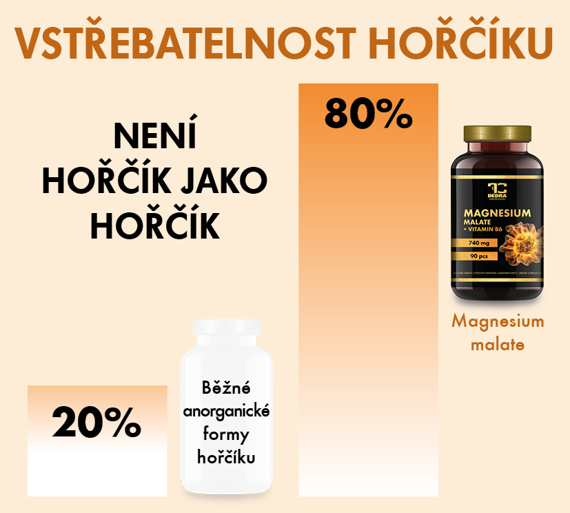 magnesium malát vstřebatelnost