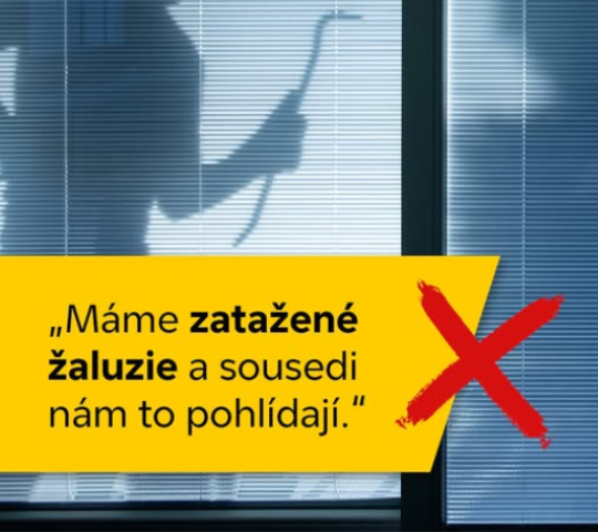 MÝTUS: "Máme zatažené žaluzie.."