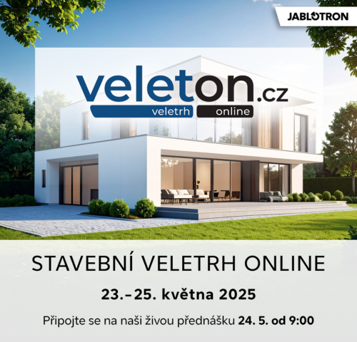 VELETON 2025: ONLINE veletrh technologií pro moderní bydlení