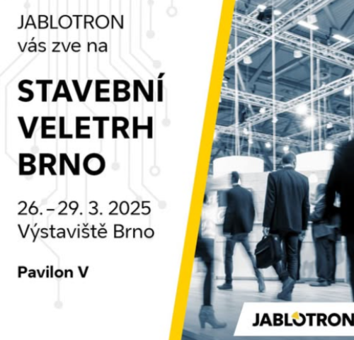 Objevte novinky na JABLOTRON na veletrhu v Brně