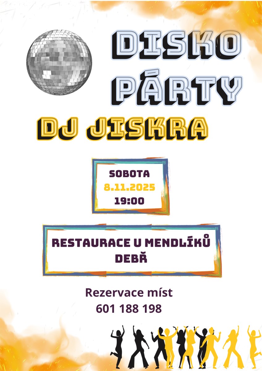 Diskopárty s DJ Jiskrou