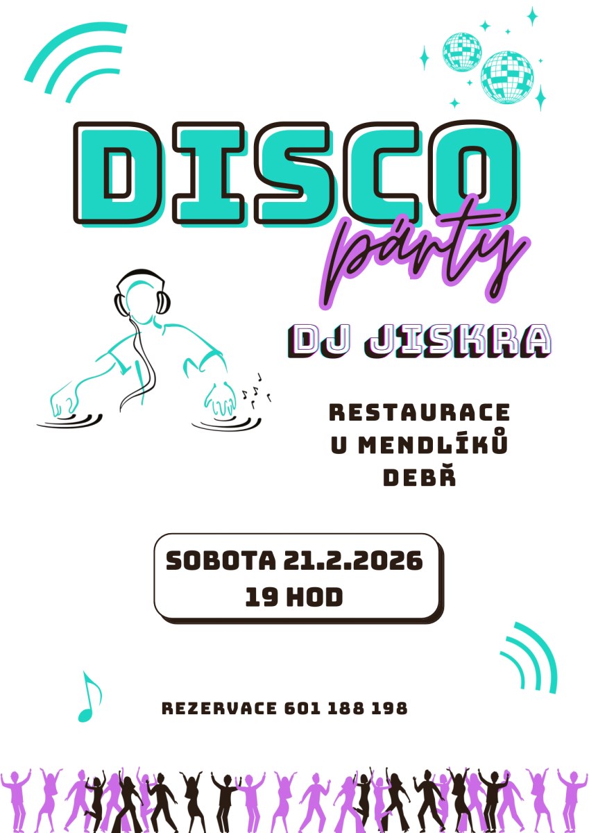 Diskopárty s DJ Jiskrou