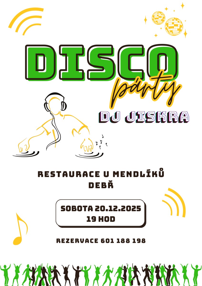 Disco party s DJ Jiskrou