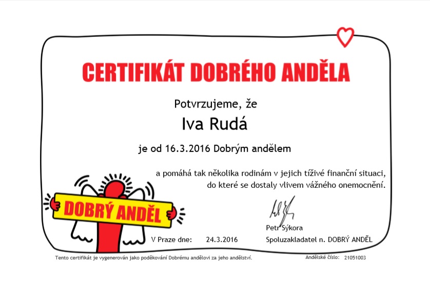certifikát  