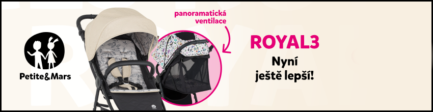 Royal 3 kočárek