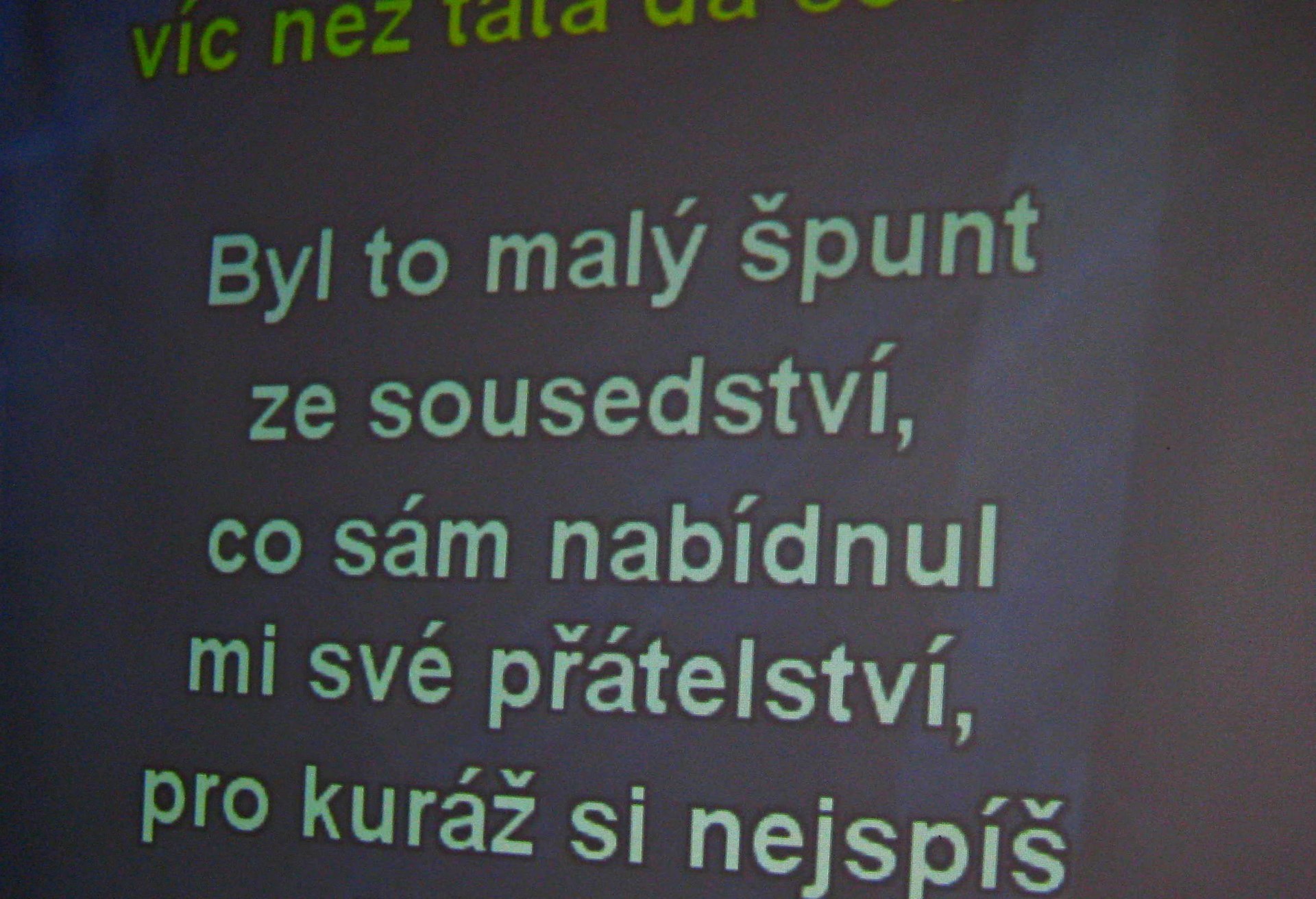 karaoke texty