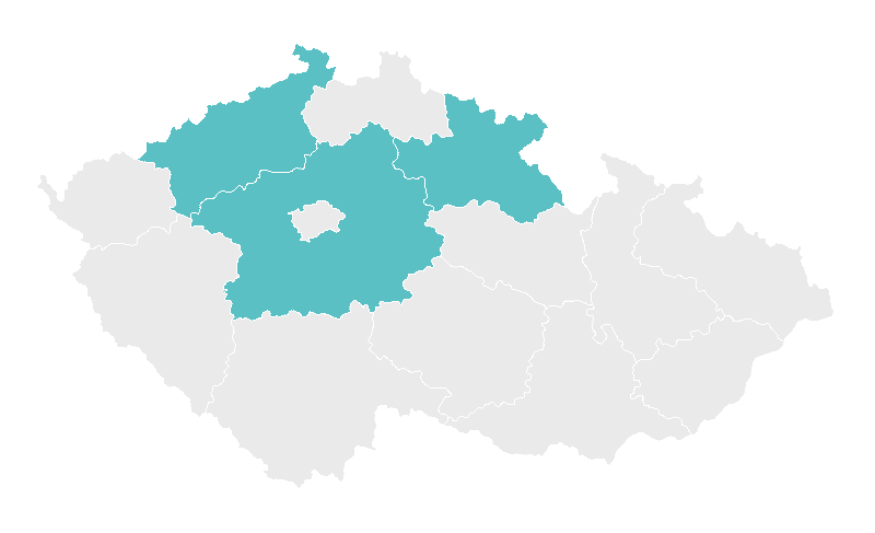 Mapa České republiky