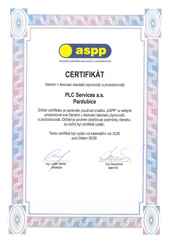certifikát