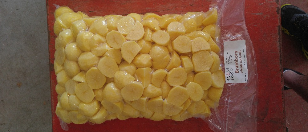 loupaná zelenina vakuovaná