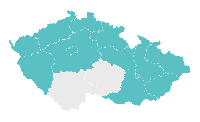 Mapa České republiky